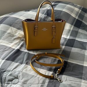 Coach Mustard Yellow Tote Bag